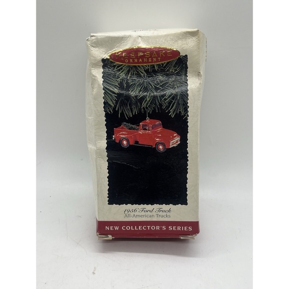 Hallmark Keepsake Christmas Ornament 1956 FORD TRUCK Pick-Up All-American Trucks - Picture 1 of 5